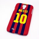 Barcelona FC Messi Football Shirt Style Mobile Phone Cover Case for  Samsung Galaxy S4- Non Fade, Hard Wearing Ru