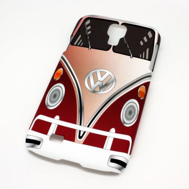 VW Camper Van Transporter Style Mobile Phone Cover Case for  Samsung Galaxy S4- Non Fade, Hard Wearing Rubberised