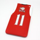 Arsenal FC Ozil Football Shirt Style Mobile Phone Cover Case for  HTC One M7- Non Fade, Hard Wearing Rubberised F