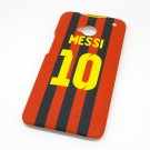 Barcelona FC Messi Football Shirt Style Mobile Phone Cover Case for  HTC One M7- Non Fade, Hard Wearing Rubberise