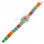 Rainbow Pattern Cartoon Style Three Degrees of Waterproof Japan Quartz Watch