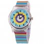 Rainbow Pattern Cartoon Style Three Degrees of Waterproof Japan Quartz Watch