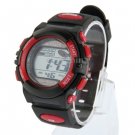 Fashion LED Digital Watch with Special Design Case (Red)