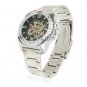 Stainless Steel Auto Mechanical Wrist Watch (Black Dial)