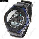 Digital Watch New 50M Waterproof Silicone Quartz Analog Timepiece ALIKE Fashion Blue