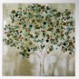 A TEAL TREE 32"X32"