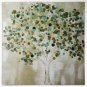 A TEAL TREE 32"X32"