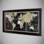 OLD WORLD MAP BLUE 46"x26"