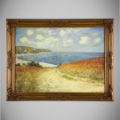 Monet The Passage to the Sea Gold Frame 35''x29''