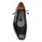 Paul Parkman Men's Black Leather Oxfords (ID#018)