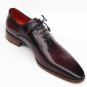 Paul Parkman Men's Plain Toe Oxfords Purple Shoes (ID#019)