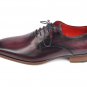 Paul Parkman Men's Plain Toe Oxfords Purple Shoes (ID#019)
