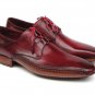 Paul Parkman Men's Ghillie Lacing Side Handsewn Dress Shoes (ID#022)