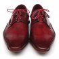 Paul Parkman Men's Ghillie Lacing Side Handsewn Dress Shoes (ID#022)