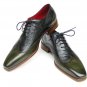 Paul Parkman Men's Wingtip Oxford Floater Leather Green (ID#023)
