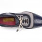Paul Parkman Men's Captoe Oxfords Navy / Beige (ID#024)