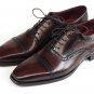 Paul Parkman Men's Captoe Oxfords Bordeaux & Brown (ID#024)