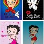 Lot Of 12 Betty Boop Fabric Panel Quilt Squares