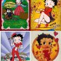 Lot Of 12 Betty Boop Nice Fabric Panel Quilt Squares