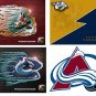 Lot Of 12 Western Hockey Fabric Panel Quilt Squares
