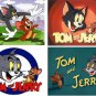 Lot Of 4 Tom & Jerry Fabric Panel Quilt Squares