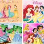 Lot Of 12 Disney Princess Fabric Panel Quilt Squares