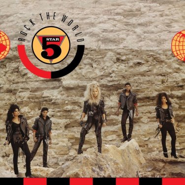 Five Star - Rock The World - UK CD album 1988 5 Star