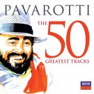 Luciano Pavarotti - 50 Greatest Tracks - UK CD album 2013