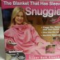 Blanket with sleeves warm hands free soft fleece washable as seen on TV