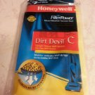 Vacuum bags Dirt devil type C dust pet dander mold pollen of carpet 3 bags