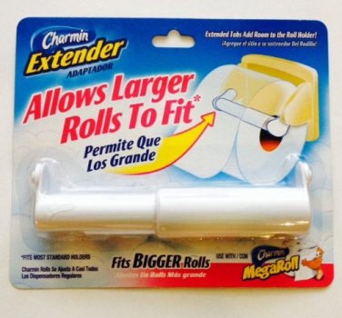 Charmin Extender Adaptador (For Mega Rolls) (WHITE)
