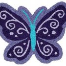 Butterfly Nursery Rug NoJo colorful girl's room  whimsical  charm