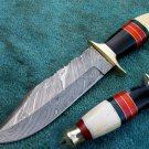 Astonishing Custom Hand Made Marvelous Damascus Steel Hunting Knife (HK-26-2)