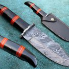 Astonishing Custom Hand Made Marvelous Damascus Steel Hunting Knife (HK-25-2)