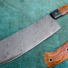 Astonishing Custom Hand Made Marvelous Damascus Steel Full Tang Kitchen/Chef's Cleaver (HK 280)