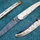 WCHSK CUSTOM MANUFACTURED HANDMADE DAMASCUS STEEL FOLDING POCKET KNIFE