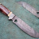 ONE OF A KIND CUSTOM MANUFACTURED  DAMASCUS STEEL HUNTING KNIFE (HK-448)