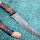 CUSTOM MADE HANDMADE BEAUTIFUL DAMASCUS STEEL HUNTING KNIFE (HK-302)
