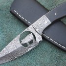 HANDMADE CUSTOM MADE BEAUTIFUL DAMASCUS STEEL FULL TANG SKINNER KNIFE (HK-252-7)