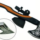 Custom Handmade Carbon Steel Hatchet Tomahawk Hunting Axe, Viking Style Axe