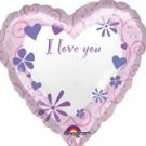 18" I Love You Personalized Balloon