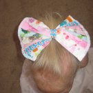 Colorful quilt bow