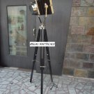 Vintage Searchlight Hollywood Chrome & black Marine Spotlight With Black tripod