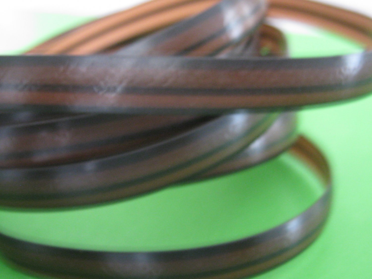 10ft (3m) Replacement Wicker Strip Flat Rattan DARK BROWN repair rattan