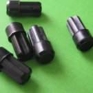 Plastic Pins Cabinet Shelf Support Press In Pegs Pins Black Plastic ID8mm / ED9mm x L18mm