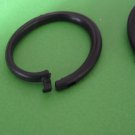 Replacement Hangers with Safe Lock Black Plastic for Gazebo Curtains / Mosquito Netting