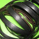 Replacement Synthetic Material Rattan BLACK Wicker, Flat Plastic Knit & Repair