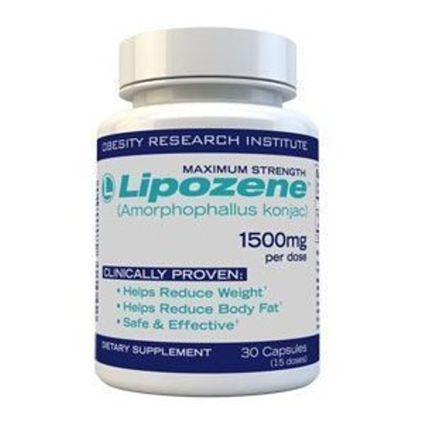 Lipozene 60 capsules Lose weight Easily (TWO 30 capsule bottles)