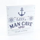 Little Man Cave No Girls Allowed Except Mommy Pallet Box Sign 7.5 x 7.5