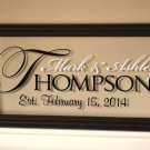 The REGAL Personalized Glass Sign.. 8 x 18